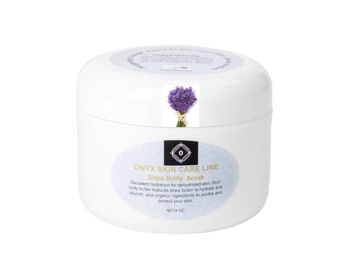 Exfoliating Organic Body Scrub - Lavender Fragrance