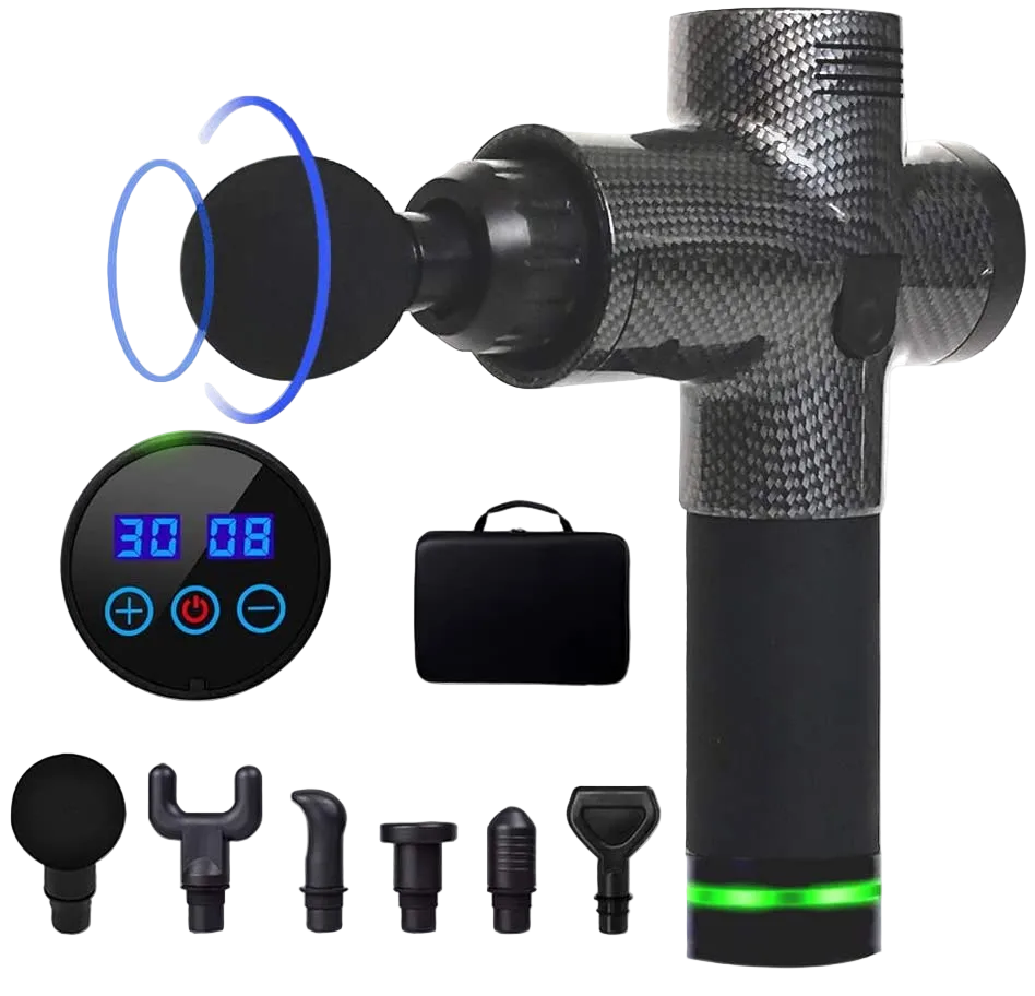 30 Speeds Premium 6 Heads  Handheld Massager